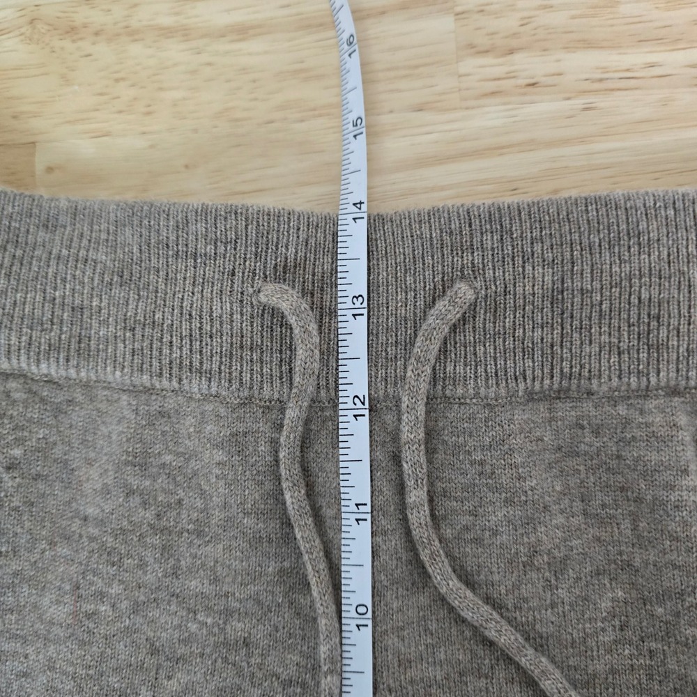 NWT Gentle Herd Women's 100% Wool Knit Lounge Pants Size 1 (US XS) Brown Elastic - Picture 6 of 9
